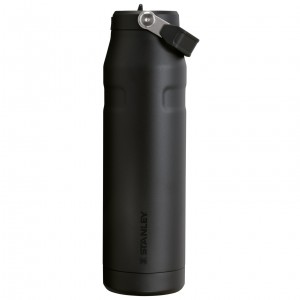 Black 2.0 Stanley The IceFlow™ Bottle with Flip Straw Lid | 36 oz | MRES64839