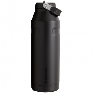 Black 2.0 Stanley The IceFlow™ Bottle with Flip Straw Lid | 50 oz | IGSK80467