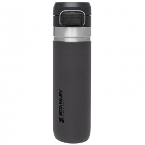 Charcoal Stanley The Quick Flip Go Water Bottle | 24 OZ | SQOK27304