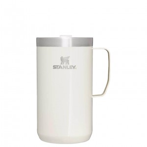 Cream Gloss Stanley The Stay-Hot Camp Mug | 24 OZ | TNRA60283