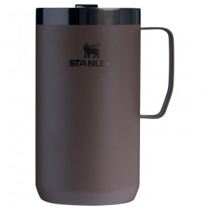 Espresso Stanley The Fall Refresh Stay Hot Camp Mug | 24 OZ - Stanley Create | VFKE18025