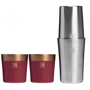 Gilded Pomegranate Stanley The Holiday Lifted Spirits Prismatic Craft Cocktail Set | 6 OZ& 12 OZ | ZOYL75096