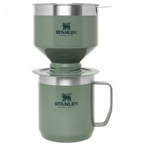 Hammertone Green Stanley Classic Perfect-Brew Pour Over Set | Camp Coffee Maker | DQHN97612