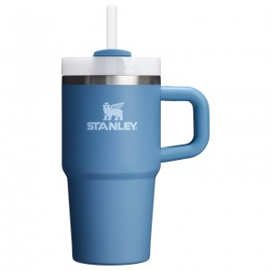 Indigo Stanley Quencher H2.0 Travel Tumbler With Handle & Straw | 20 OZ | IPZT41890