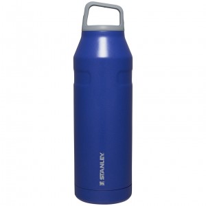 Lapis Glimmer Stanley IceFlow™ Bottle with Cap and Carry+ Lid | 50 OZ | ZPGQ95612