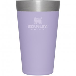 Lavender Stanley Adventure Stacking Stainless Steel Beer Pint | 16oz Tumbler | HROQ71892