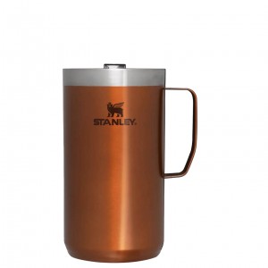 Maple Glow Stanley The Stay-Hot Camp Mug | 24 OZ | CBJU42590