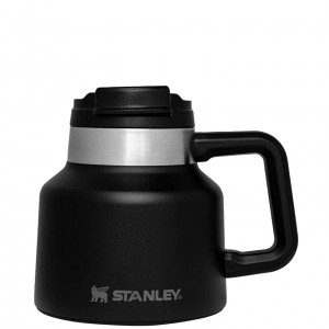 Matte Black Stanley Adventure Tough-To-Tip Admiral's Mug | 20oz | FXAY30782