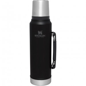 Matte Black Stanley Classic Legendary Bottle Sale | 1.1 QT | WOIU54039