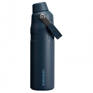 Navy Stanley IceFlow Insulated Bottle with Fast Flow Lid | 24 OZ | GMUJ10683