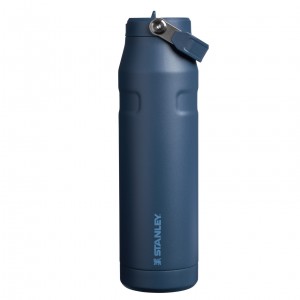 Navy Stanley The IceFlow™ Bottle with Flip Straw Lid | 36 oz | URXE17546