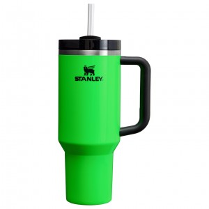 Neon Green Stanley Adventure Quencher H2.0 Travel Tumbler | 40 oz | FVYR39512