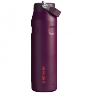 Plum Stanley The IceFlow™ Bottle with Flip Straw Lid | 36 oz - Stanley Create | MHQN24908