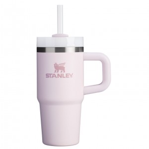 Rose Quartz 2.0 Stanley The Quencher H2.O FlowState™ Tumbler with Handle & Straw | 14 OZ | ZUYQ16052