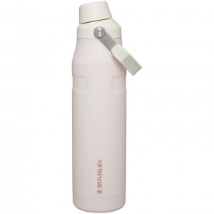 Rose Quartz Glimmer Stanley IceFlow Insulated Bottle with Fast Flow Lid | 36 OZ | SACQ62514