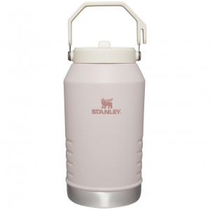 Rose Quartz Stanley The IceFlow Flip Straw Jug | 96 OZ | Insulated Water Jug | JSTD07213