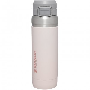 Rose Quartz Stanley The Quick Flip Go Water Bottle | 36 OZ | YAMI57834