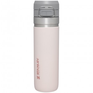 Rose Quartz Stanley The Quick Flip Go Water Bottle | 24 OZ | GTLQ34815