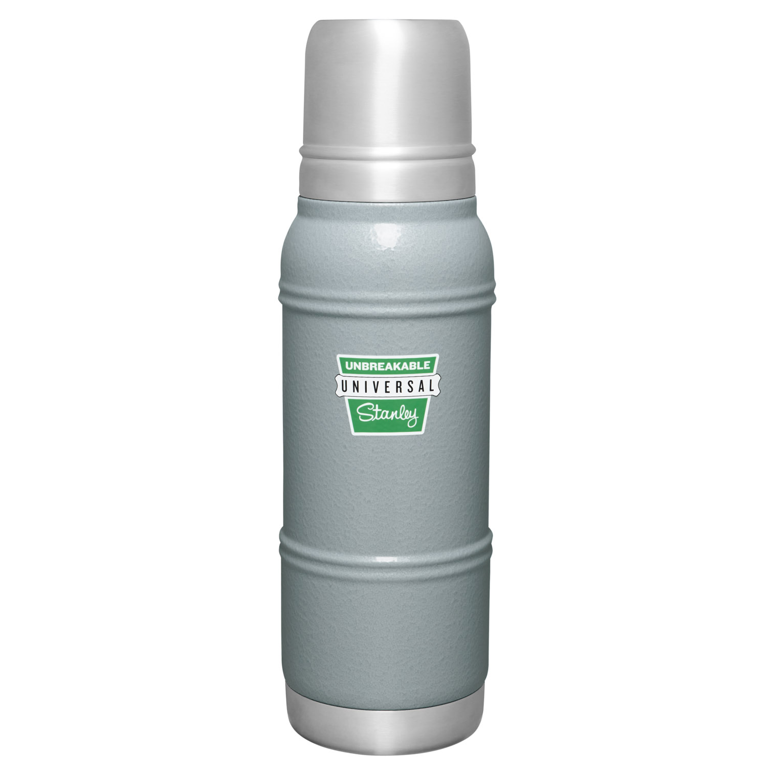 1960 Hammertone Silver Stanley The Milestones Thermal Bottle | 1.1 QT | Vacuum Sealed, Double Wall | YUIJ27459