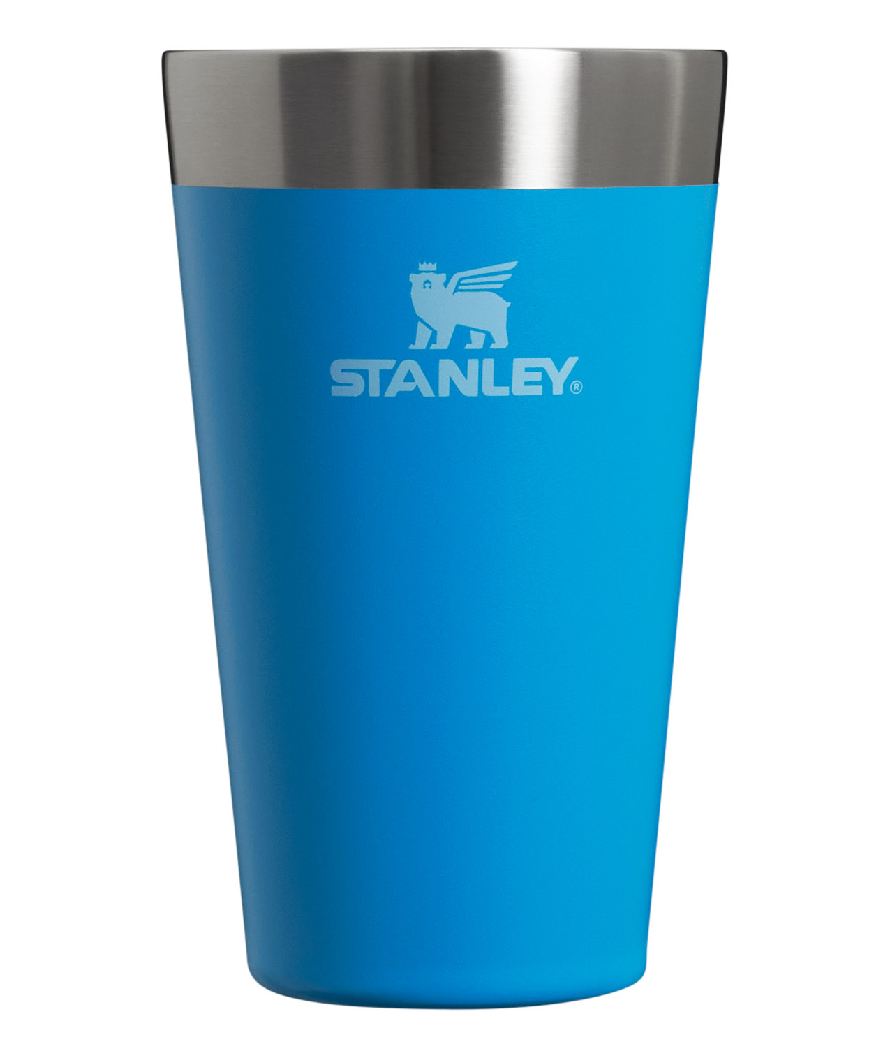 Azure Stanley Adventure Stacking Stainless Steel Beer Pint | 16oz Tumbler | ZQKU68701