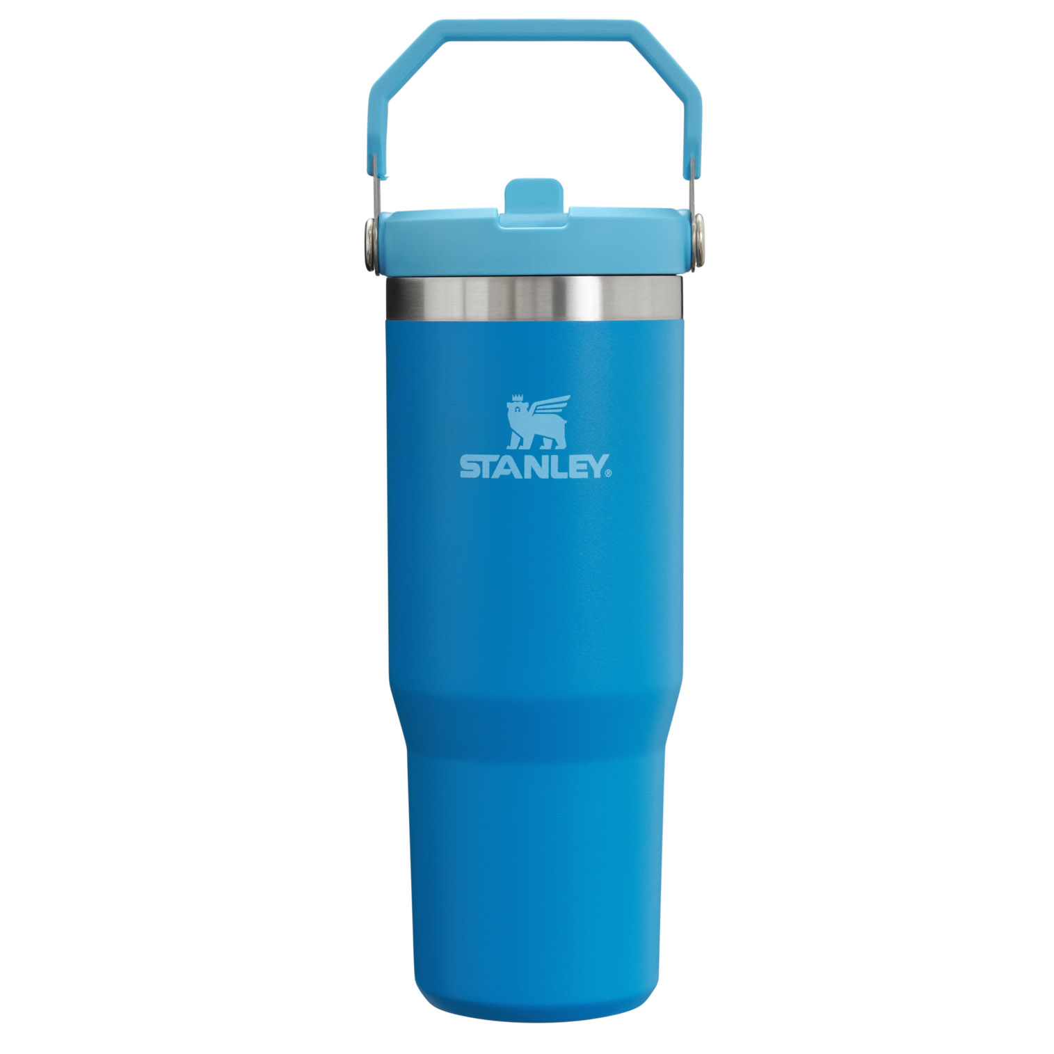 Azure Stanley The IceFlow Flip Straw Tumbler | 30 OZ | Insulated Water | GMLF57920