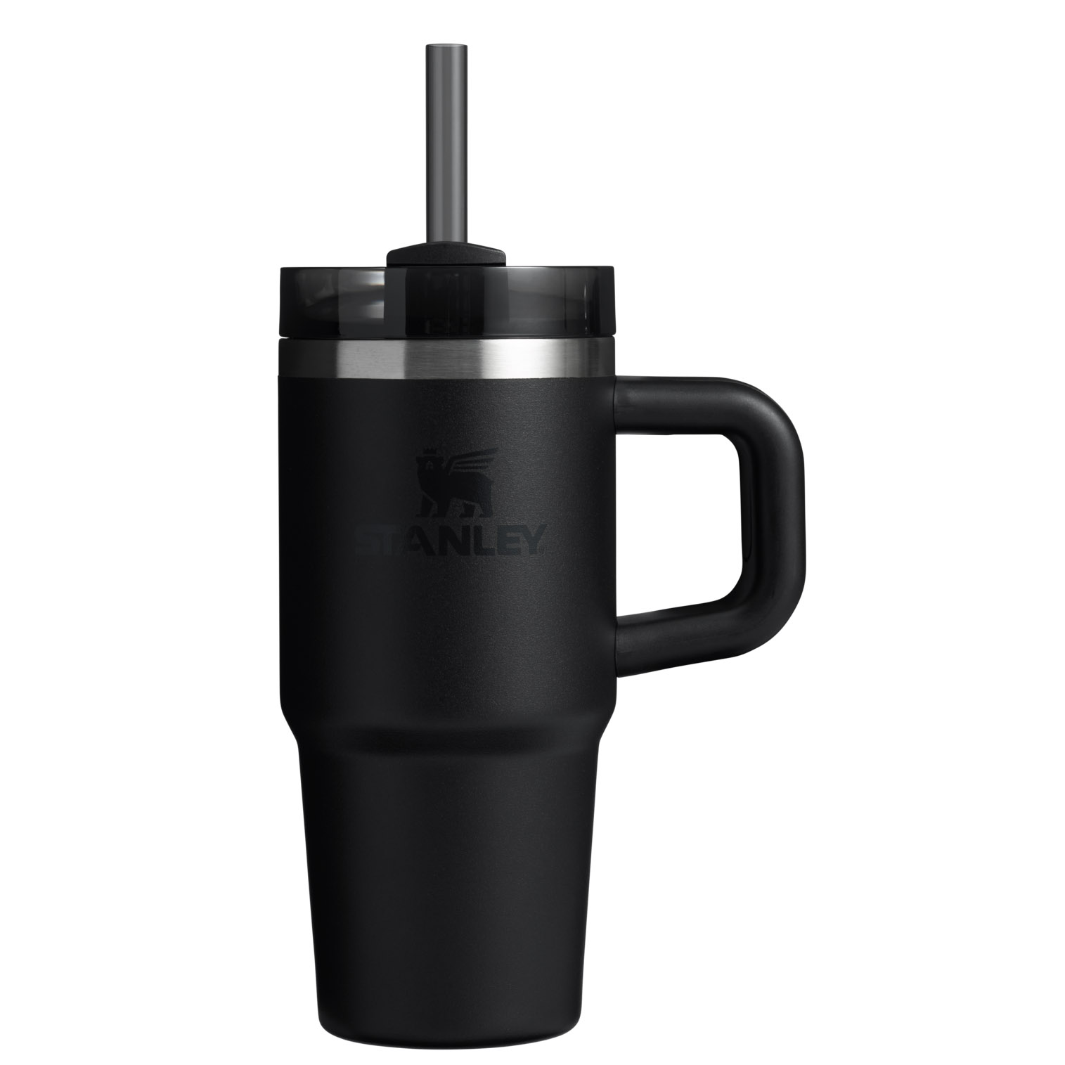 Black 2.0 Stanley Quencher H2.0 Travel Tumbler With Handle & Straw | 20 OZ | UOGM39267