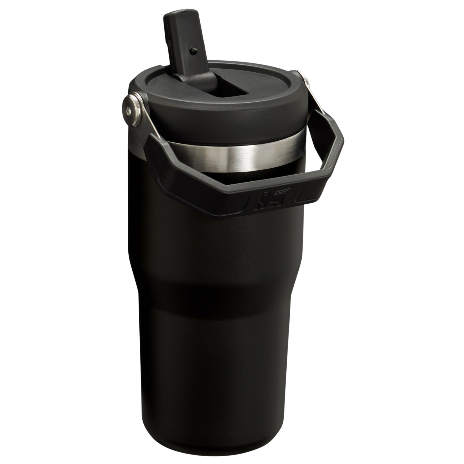 Black 2.0 Stanley The IceFlow Flip Straw Tumbler | 20 OZ | Insulated Water Bottle | PRNM48152