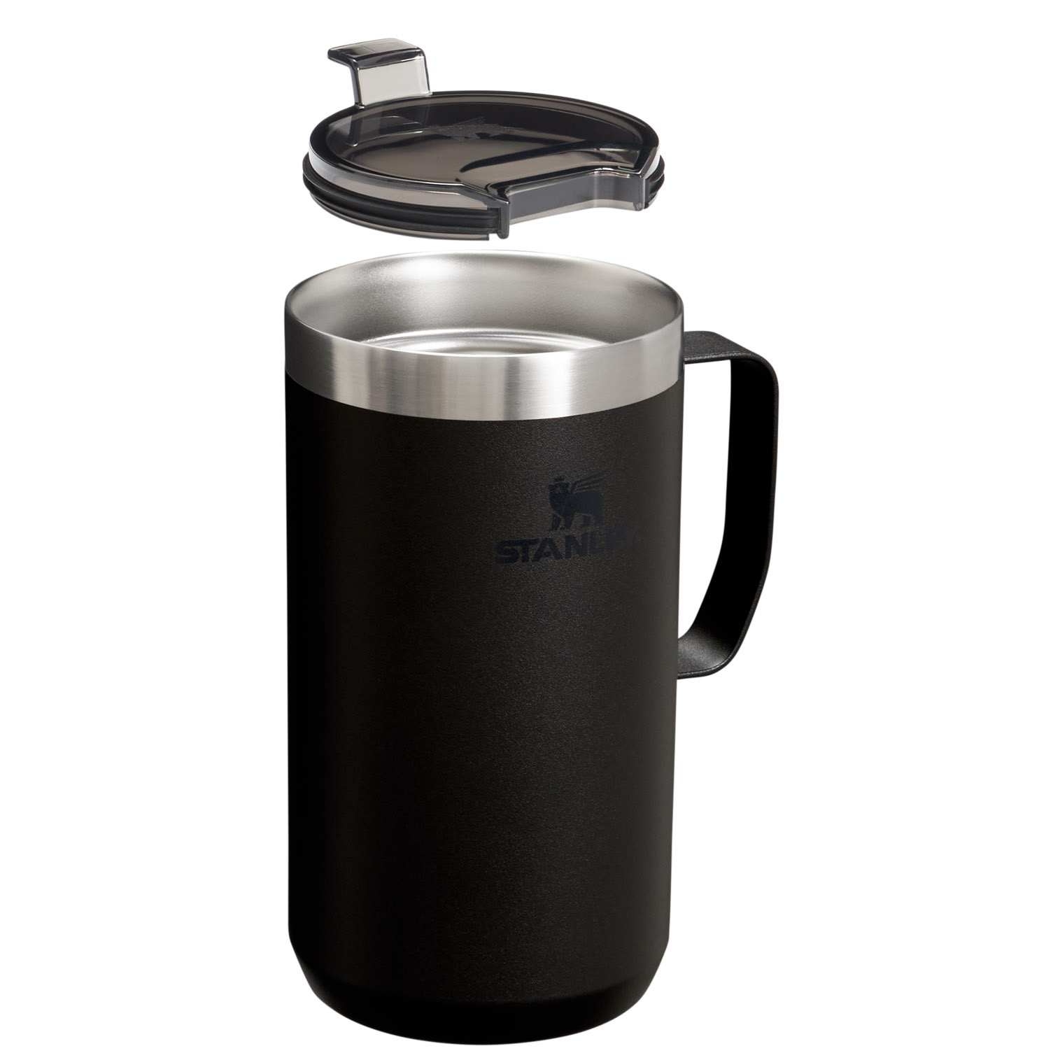 Black 2.0 Stanley The Stay-Hot Camp Mug | 24 OZ | EXNV18652