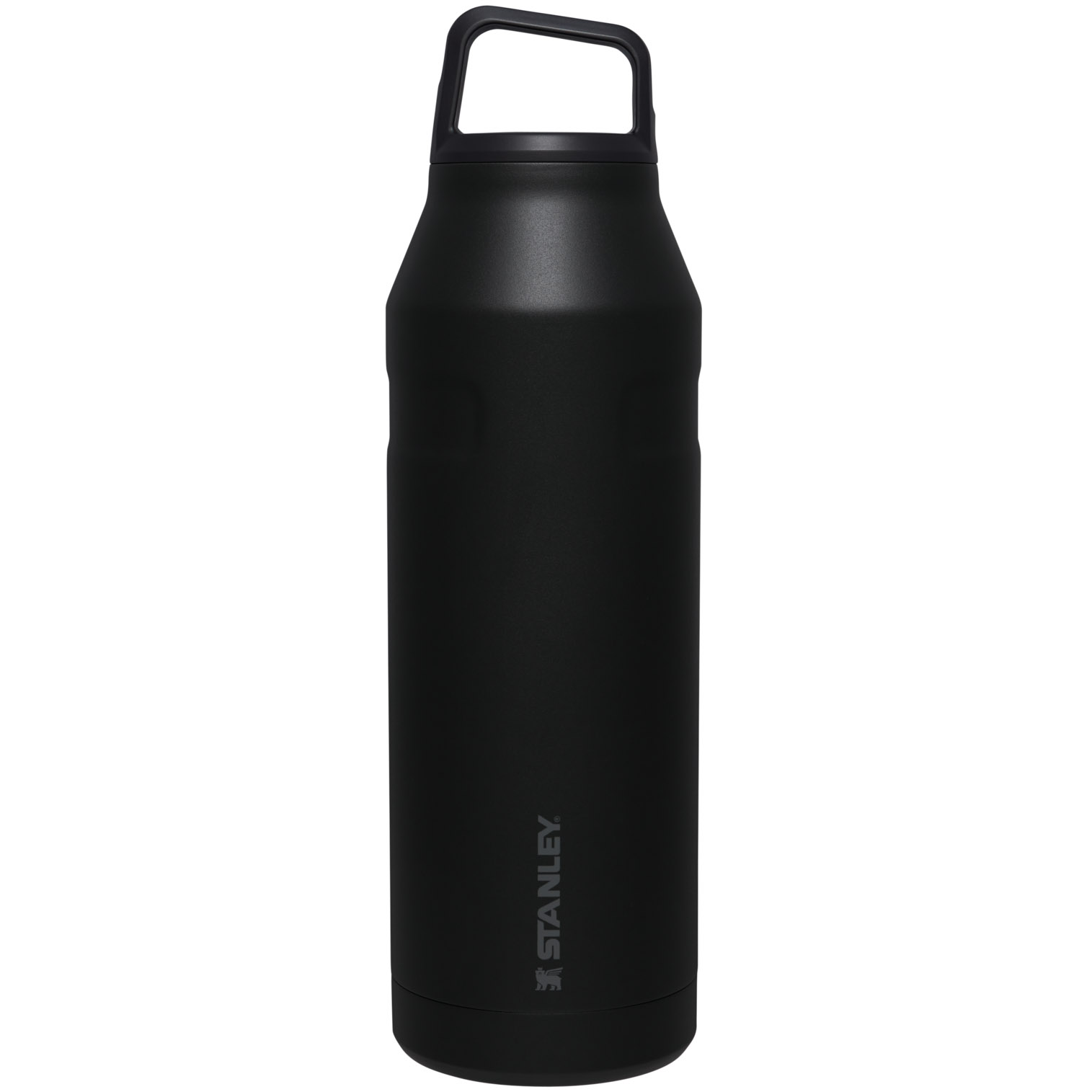 Black Stanley IceFlow™ Bottle with Cap and Carry+ Lid | 50 OZ | KRDJ35894