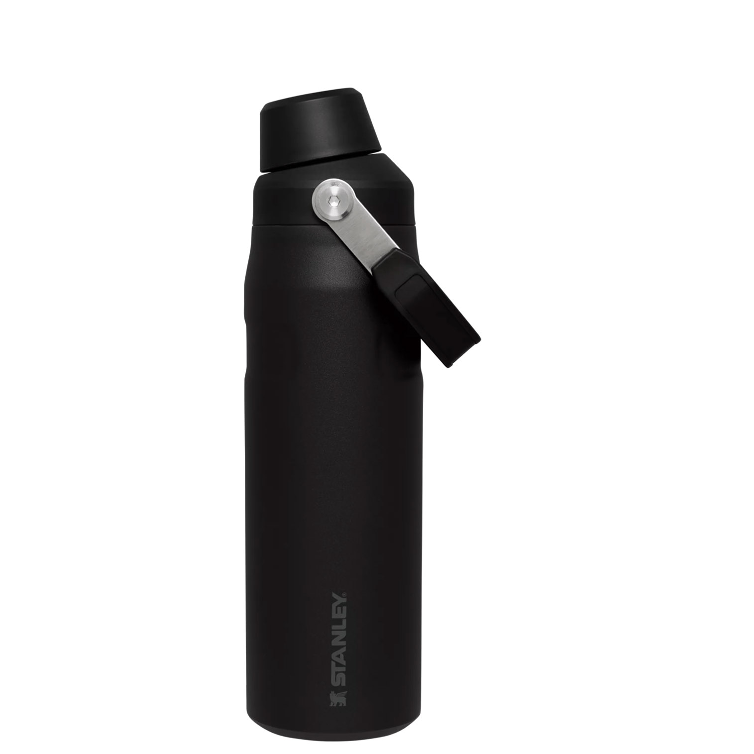 Black Stanley IceFlow Insulated Bottle with Fast Flow Lid | 24 OZ | QVME19467