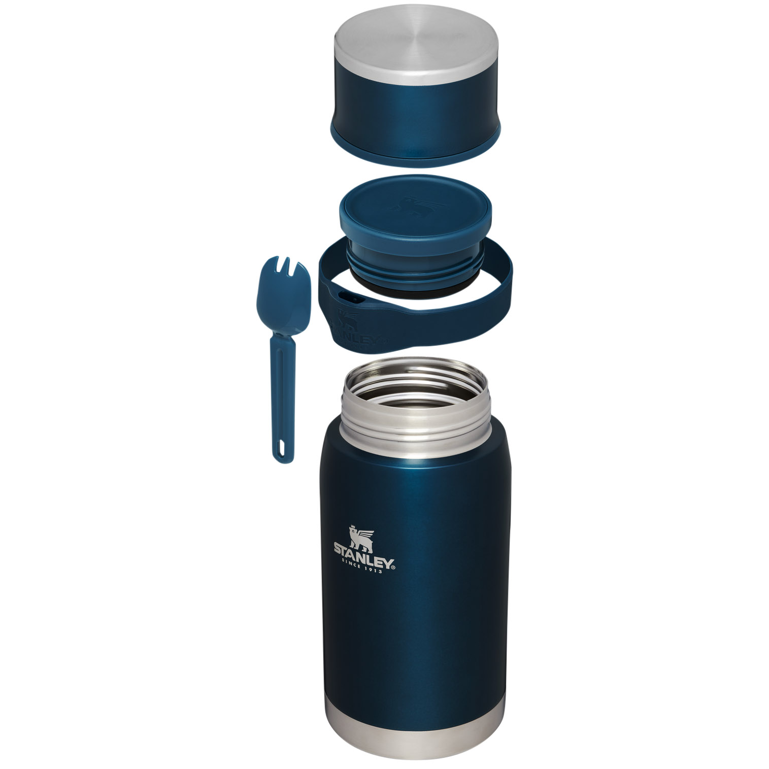 Blue Glow Stanley Adventure To-Go Food Jar + Spork | 36 OZ | BQYK24635