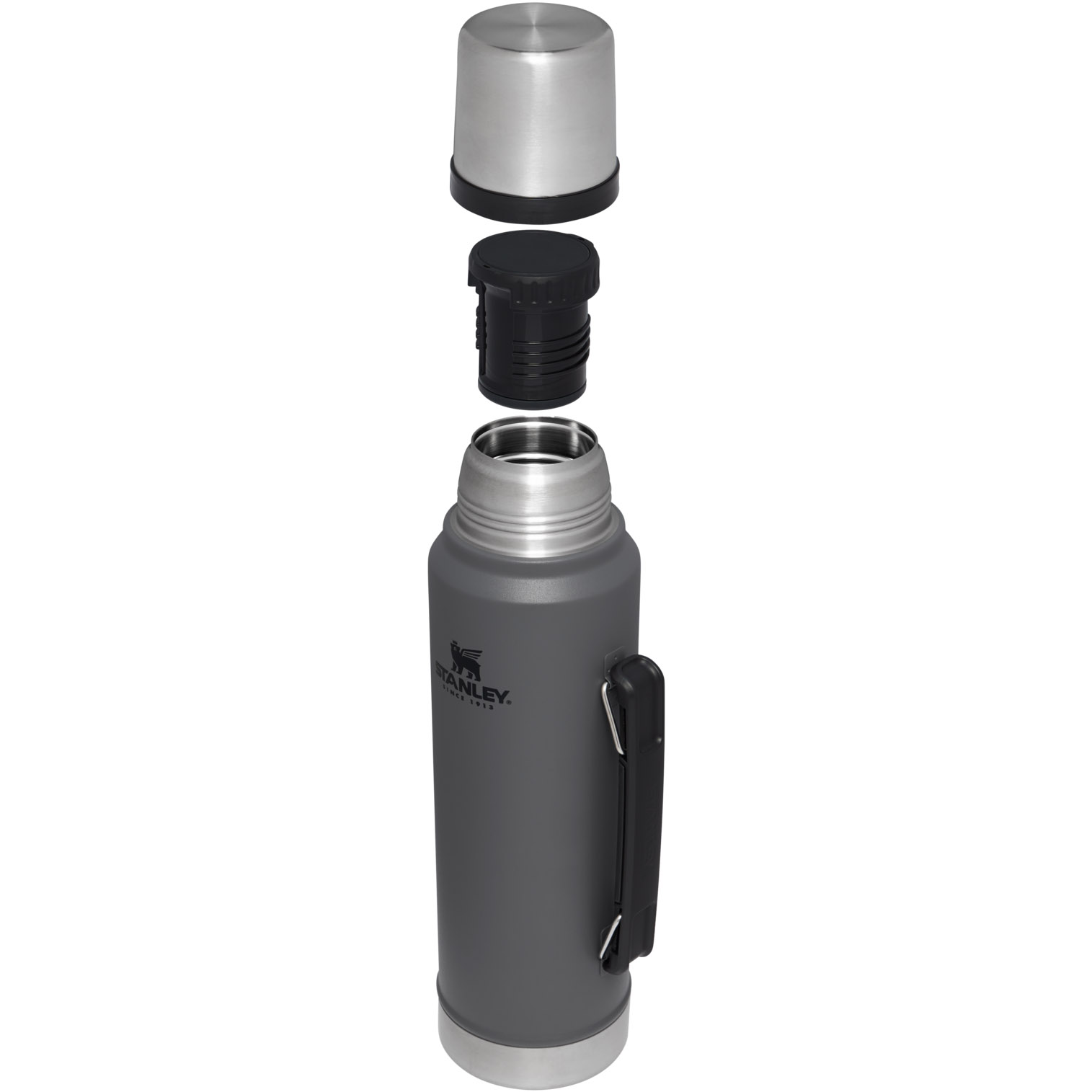 Charcoal Stanley Classic Legendary Vacuum Insulated Bottle | 1.5 QT | VHLO41237