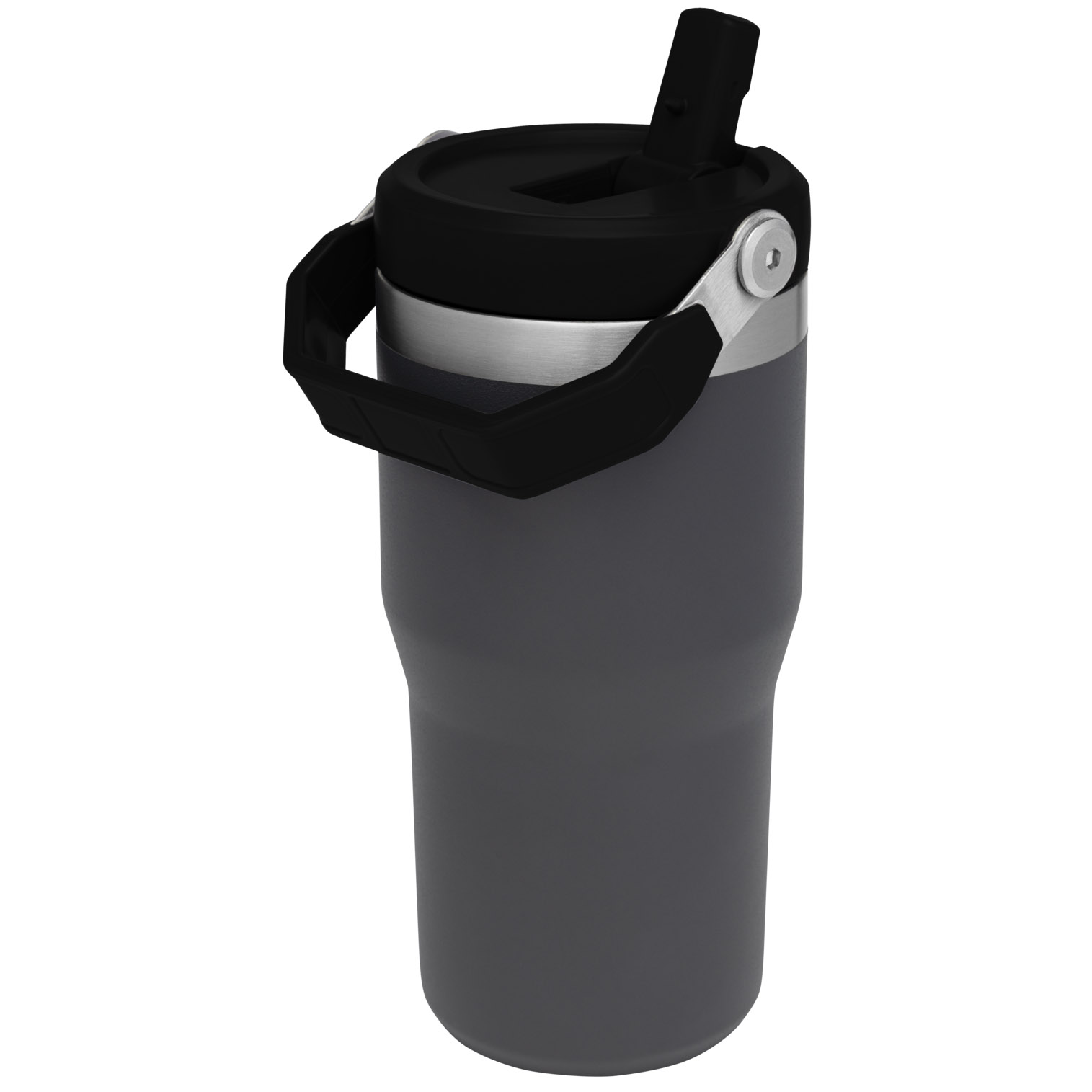 Charcoal Stanley The IceFlow Flip Straw Tumbler | 20 OZ | Insulated Water Bottle | AZJT16275