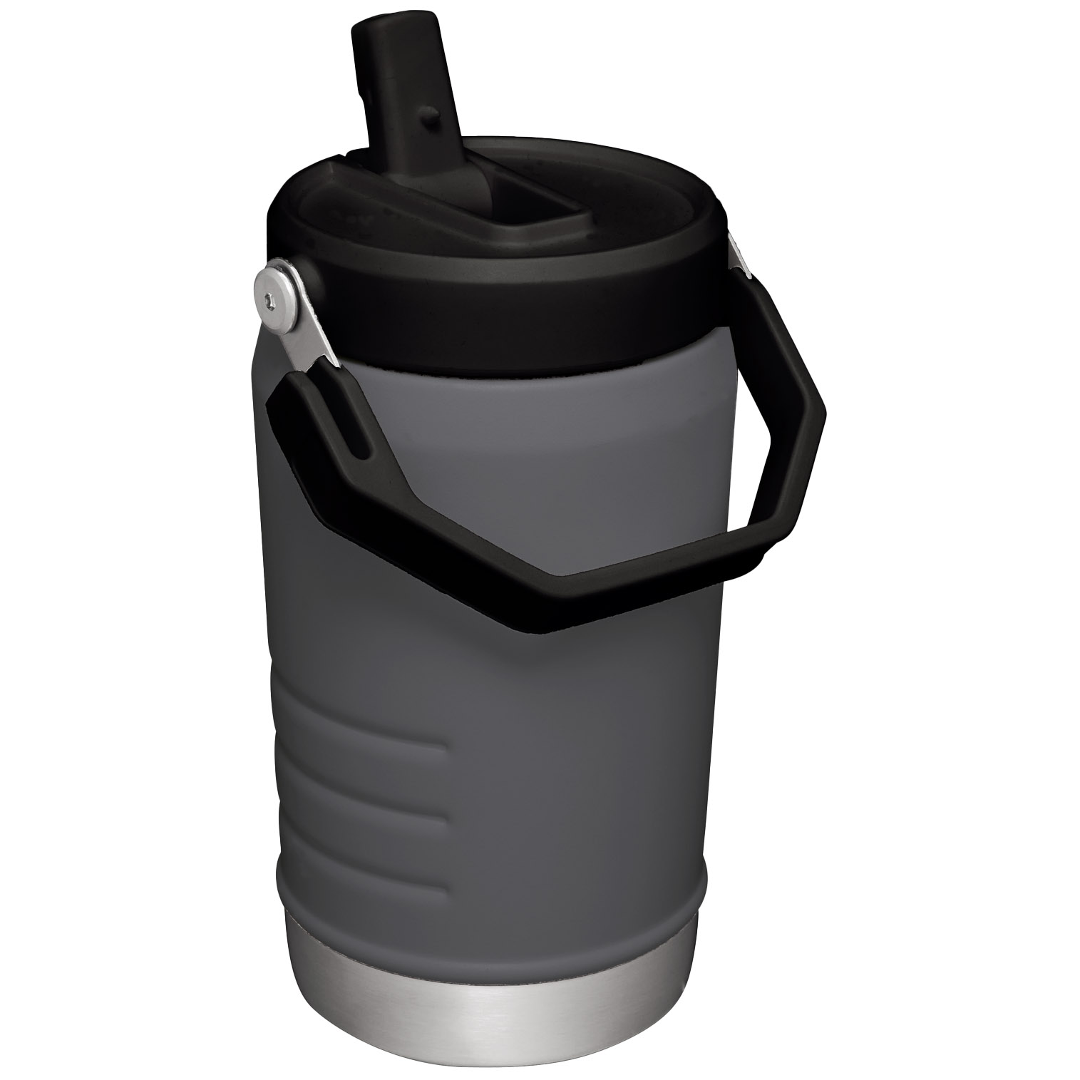 Charcoal Stanley The IceFlow Flip Straw Jug | 40 OZ | Insulated Water Jug | INKS06193