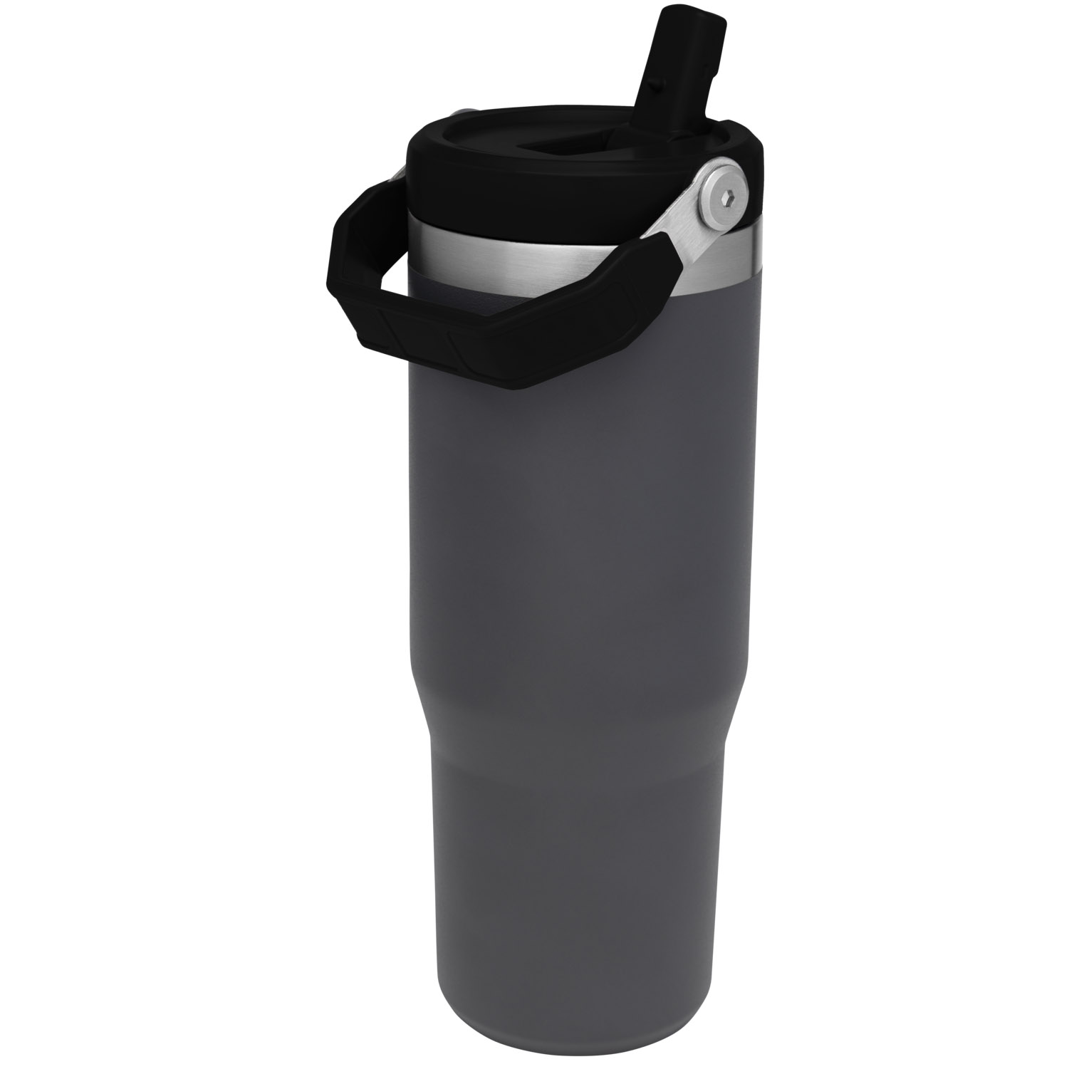 Charcoal Stanley The IceFlow Flip Straw Tumbler | 30 OZ | Insulated Water | GHXC51346