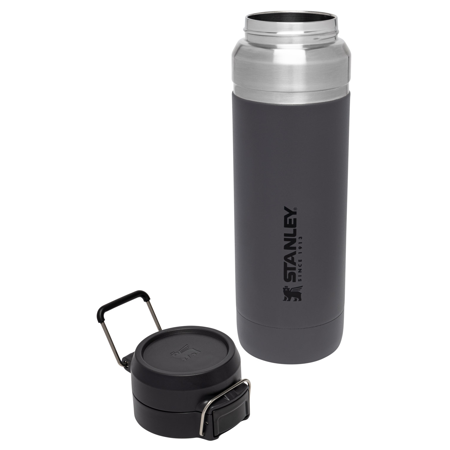 Charcoal Stanley The Quick Flip Go Water Bottle | 36 OZ | GXUA05987