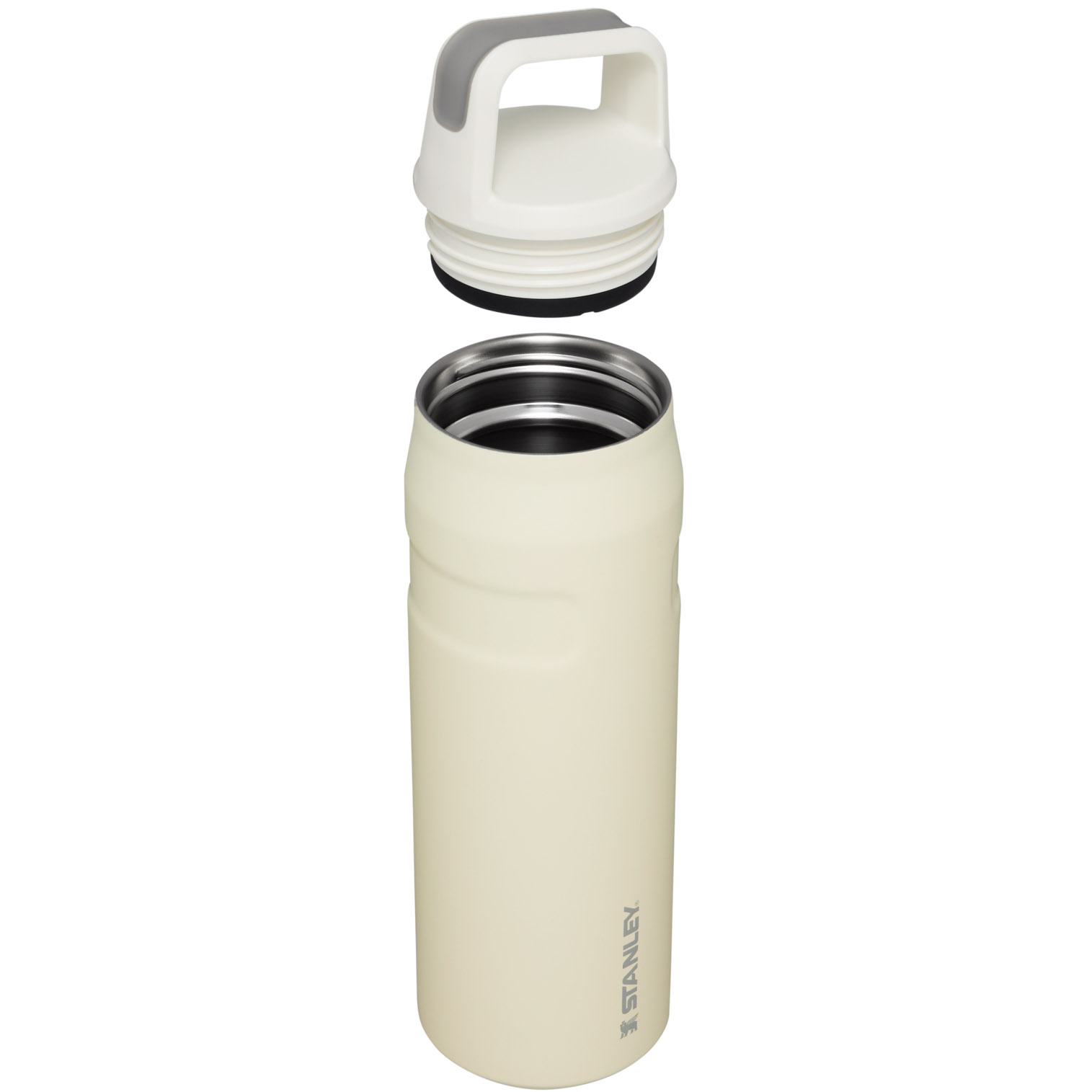 Cream Glimmer Stanley IceFlow™ Bottle with Cap and Carry+ Lid | 24 OZ | KAOT50146