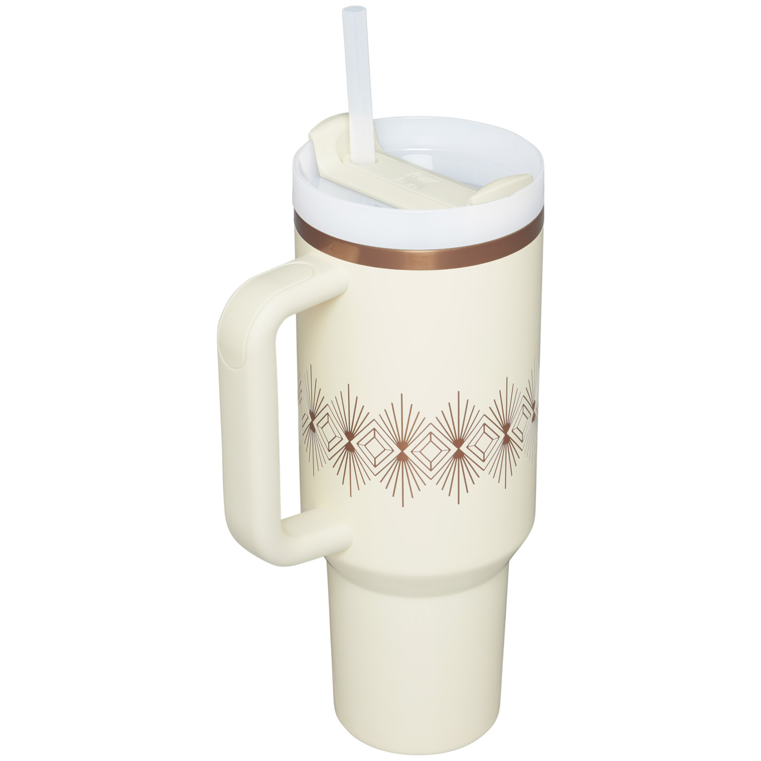 Cream Gloss Deco Stanley Deco Collection Quencher H2.0 FlowState™ Tumbler | 40 OZ | WSEU69321