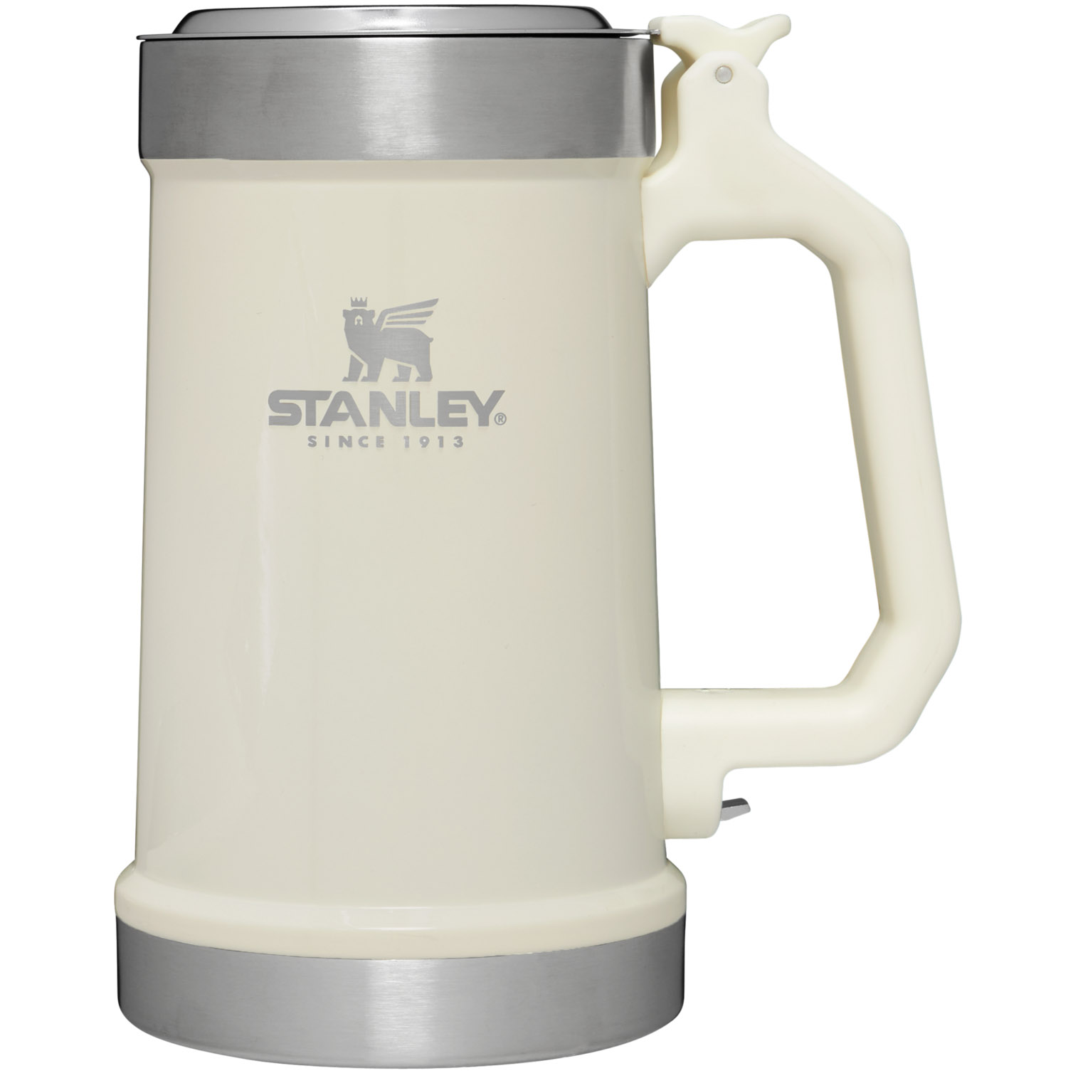 Cream Gloss Stanley Classic Bottle Opener Beer Stein | 24OZ Mug | LHWV81042