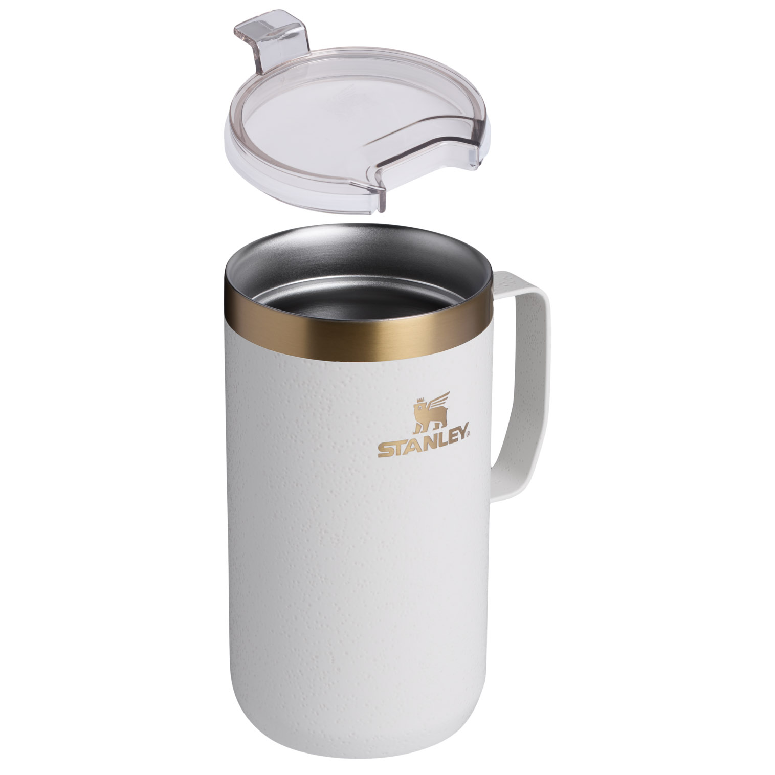 Cream Moon Stanley The Fall Refresh Stay Hot Camp Mug | 24 OZ | XQPM63270