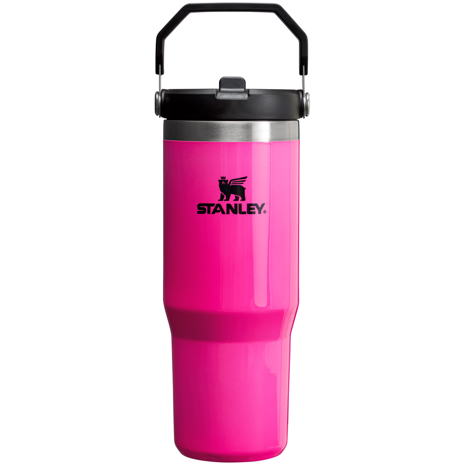 Electric Pink Stanley The Neon IceFlow™ Flip Straw Tumbler | 30 OZ - Stanley Create | DSIT56802