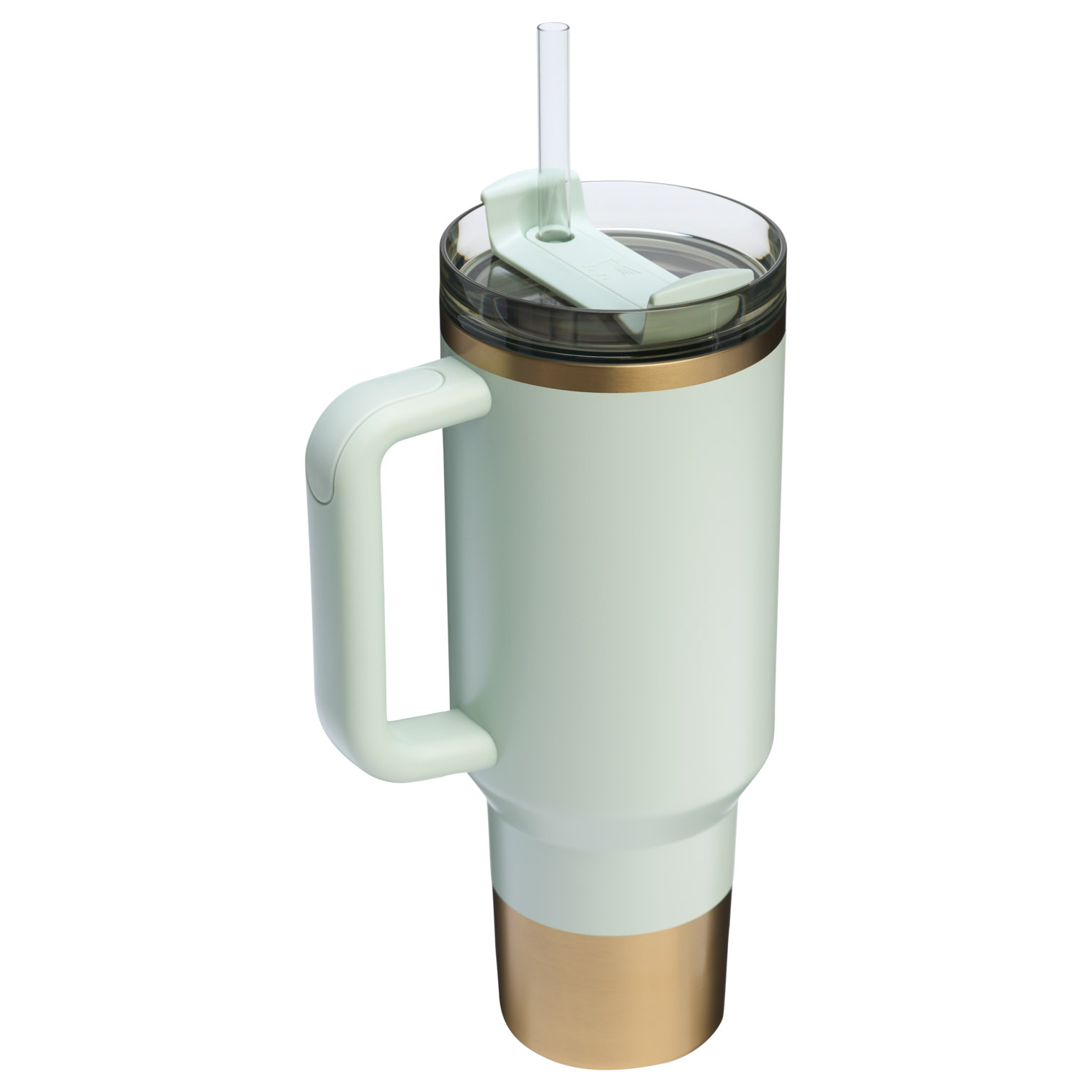 Gilded Celadon Stanley The Holiday Quencher H2.0 FlowState™ Tumbler | 40 OZ | XMNE46320