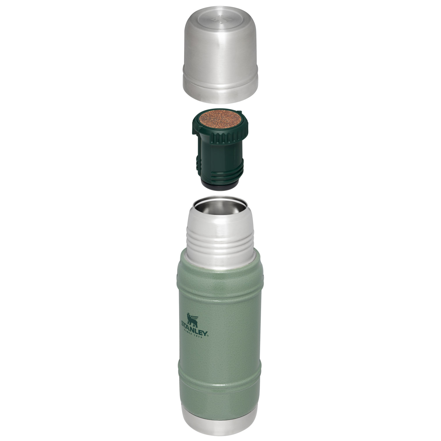 Hammertone Green Stanley Artisan Thermal Bottle | 20 OZ | TRZC21098