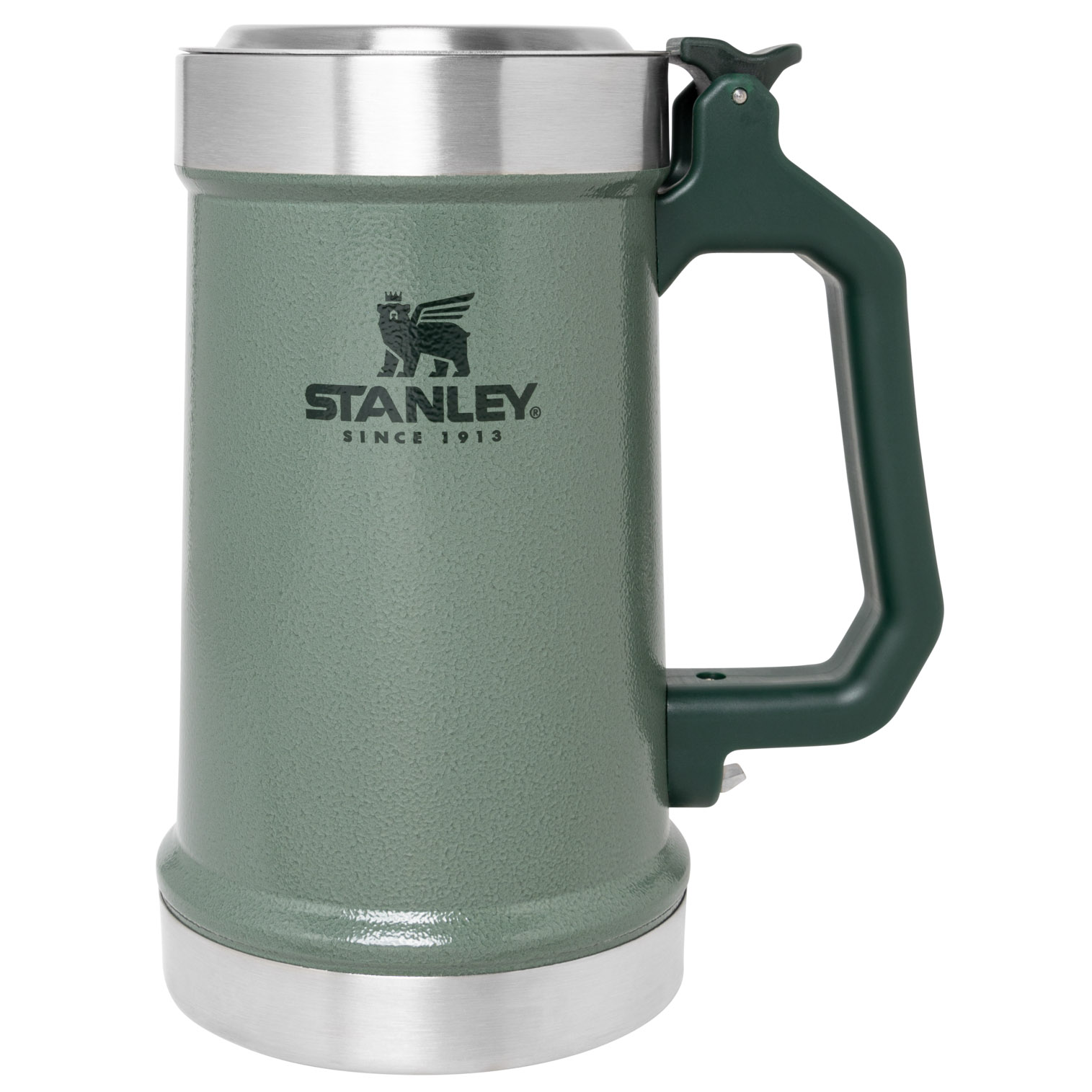 Hammertone Green Stanley Classic Bottle Opener Beer Stein | 24OZ Mug | PNGL89163