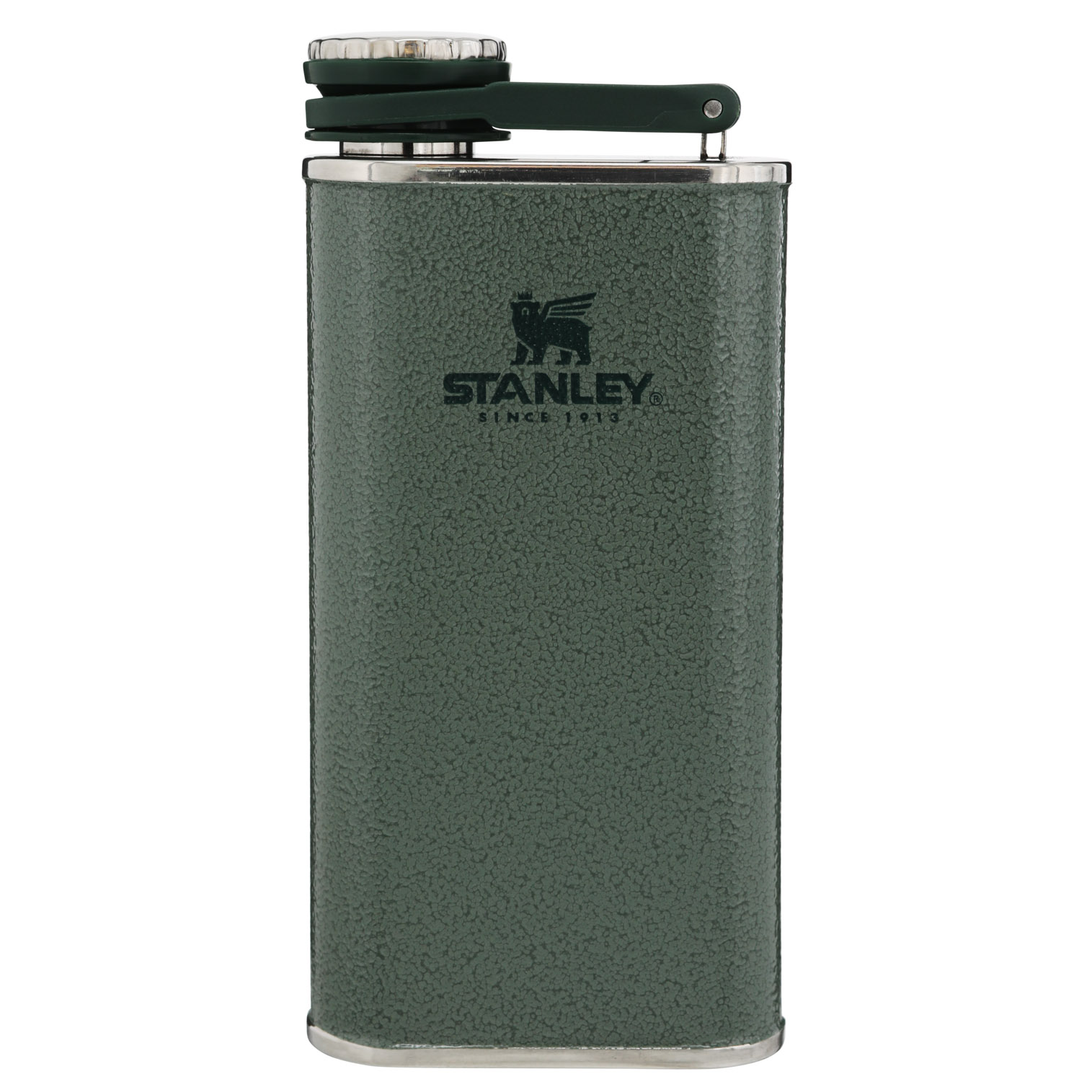 Hammertone Green Stanley Classic Hip Flask | 8oz Vacuum Insulated | GDTW40957