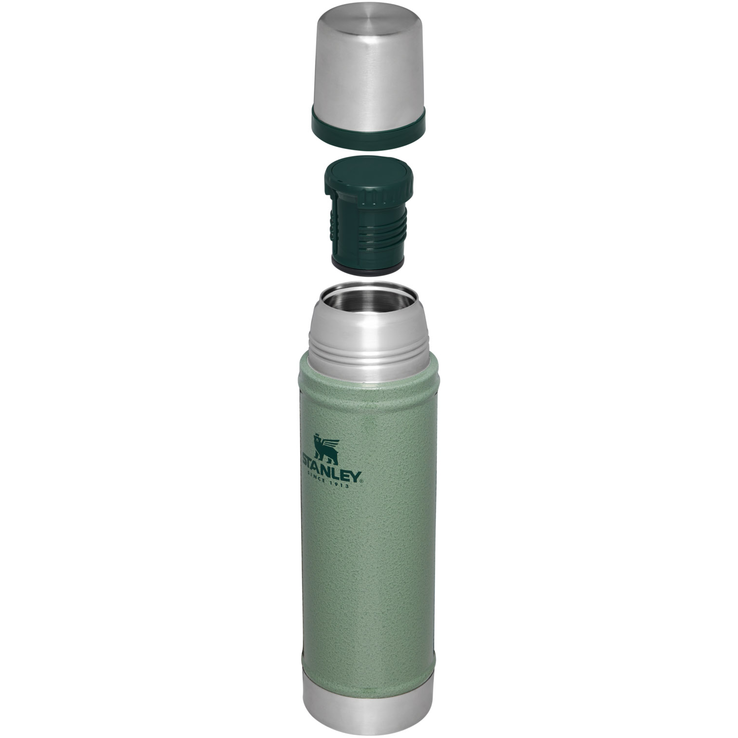 Hammertone Green Stanley Classic Legendary Vacuum Insulated Water Bottle | 20 oz | HKTD26709