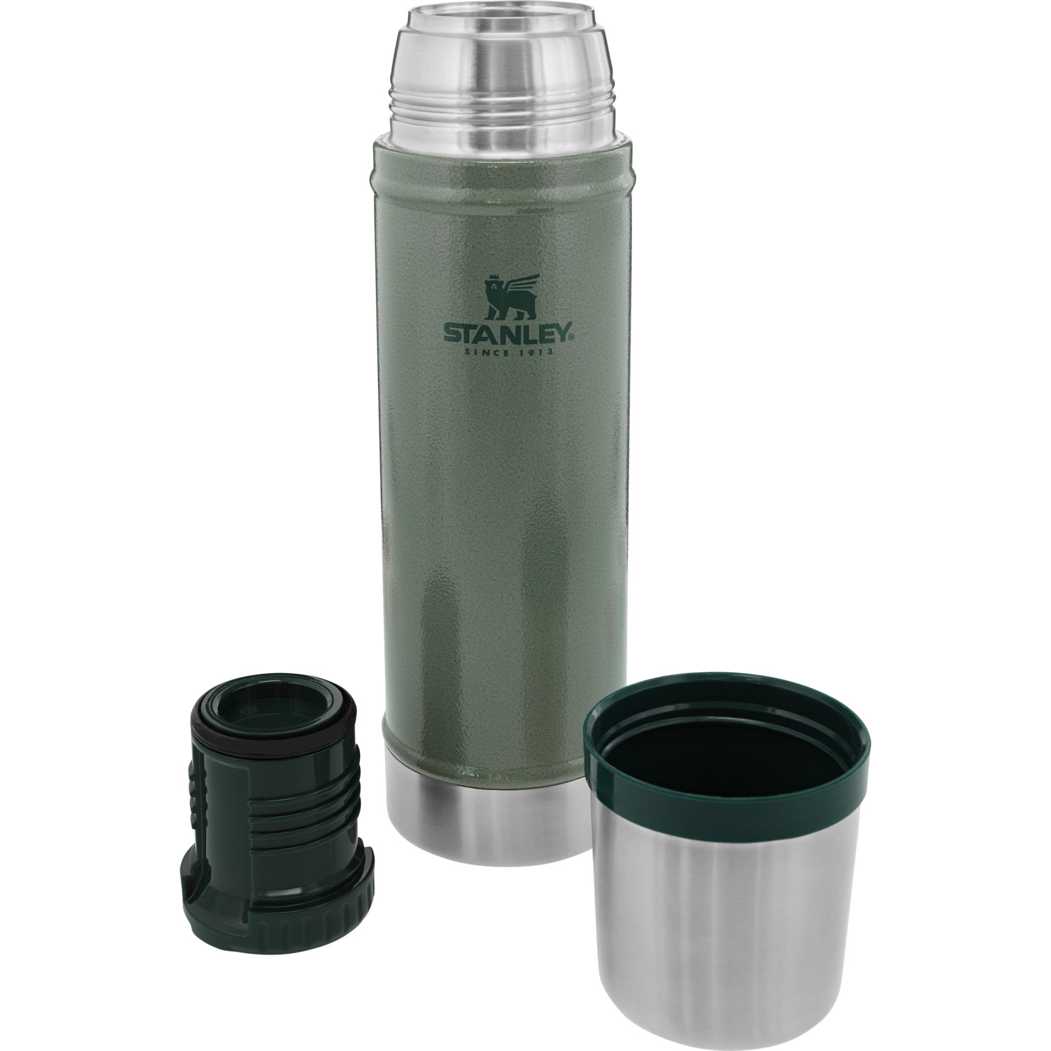 Hammertone Green Stanley Classic Legendary Vacuum Insulated Water Bottle | 20 oz | IHED27581