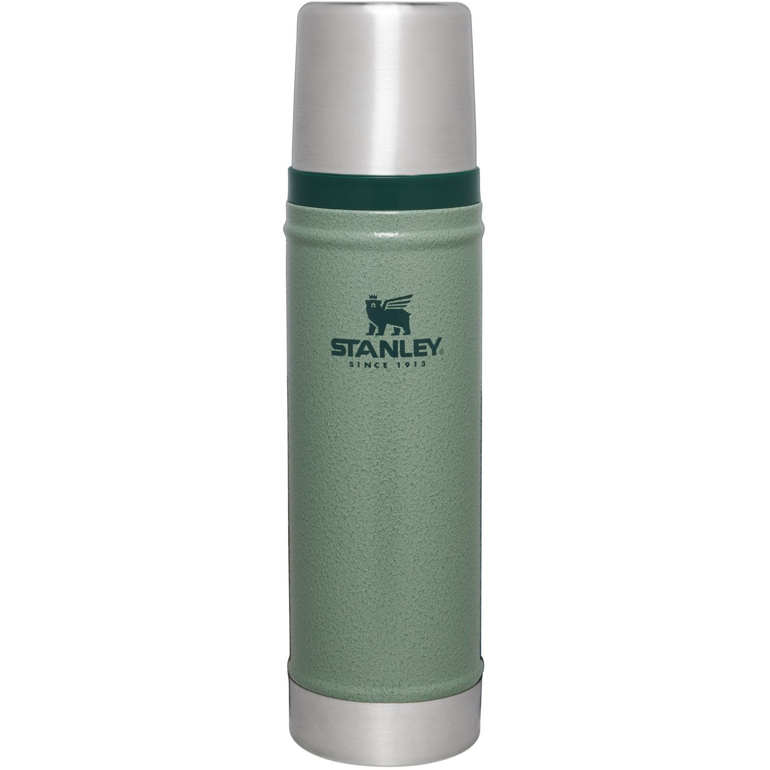 Hammertone Green Stanley Classic Legendary Vacuum Insulated Water Bottle | 20 oz | IHED27581