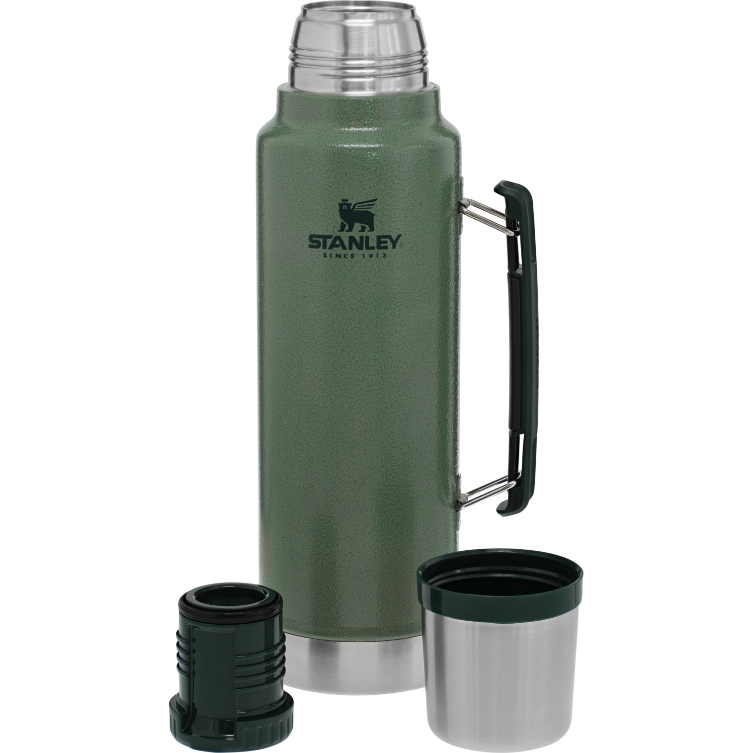 Hammertone Green Stanley Classic Legendary Vacuum Insulated Bottle | 1.5 QT | FNBZ45062