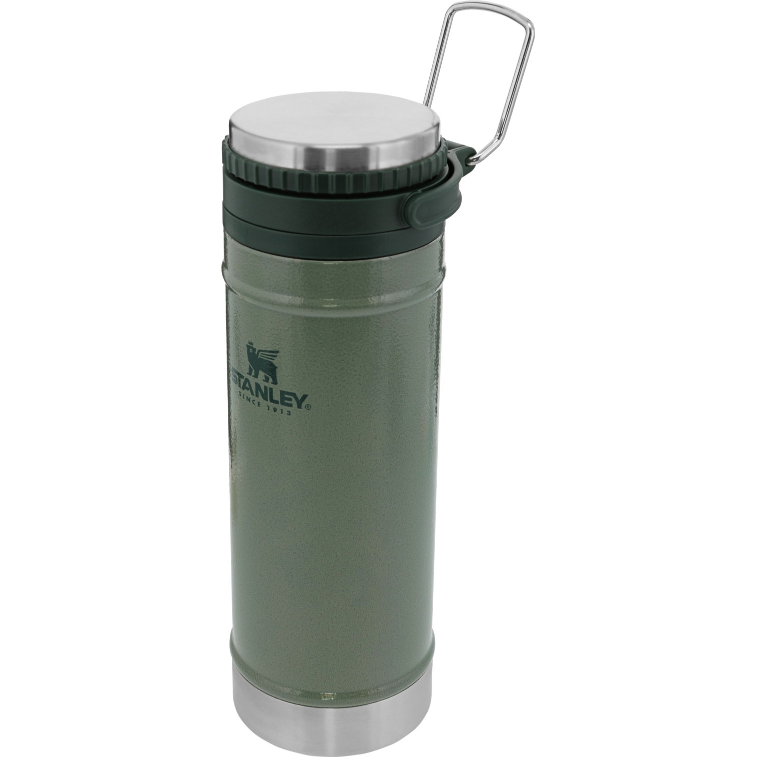 Hammertone Green Stanley Coffee Mug w/ Integrated French Press | 16 oz | BAYK18054